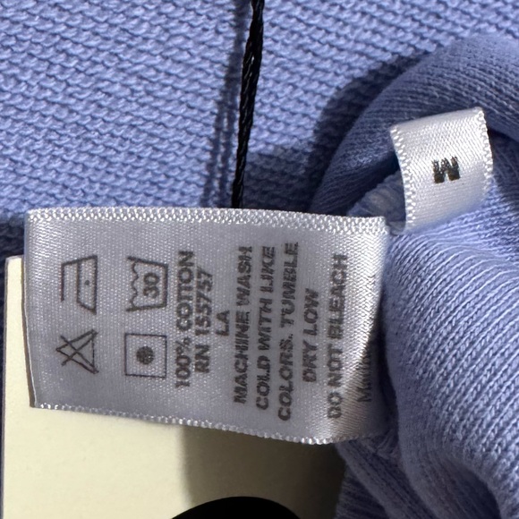 RARE Madhappy Terrycloth Crop Crewneck Pullover Sweatshirt Purple Women’s Size M - Picture 6 of 7